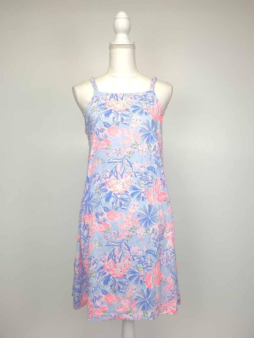 NWOT Lilly Pulitzer Kyleigh Dress Elephant Splash Floral Dress Size M - Picture 2 of 11